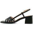 thumbnail image 3 of Journee Womens Shayana Multi Strap Sling Back Dress Sandals, Widths Available, 3 of 9