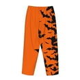 thumbnail image 5 of Balery Halloween Bats print Women's Pajama Pants,Ultra Lightweight Pjs,Lounge Pant-Small, 5 of 9