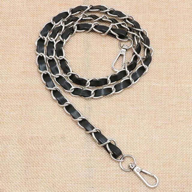 Fashion Plating Metal Chain Long Purse chain strap Strap with chains replacement Hook Purse/Shoulder/Cross Body Bag Replacement
