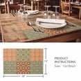 thumbnail image 3 of Placemats 1 Pack, Abstract Floral Woven Placemat, Linen Place Mats for Kitchen/Dining Tables, Vintage Ethnic Tribe Abstract Art Washable Table Mats for Party, 3 of 8