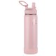 thumbnail image 1 of Takeya Actives 24 oz Vacuum Insulated Stainless Steel Water Bottle with Straw Lid, Premium Quality, Blush, 1 of 5