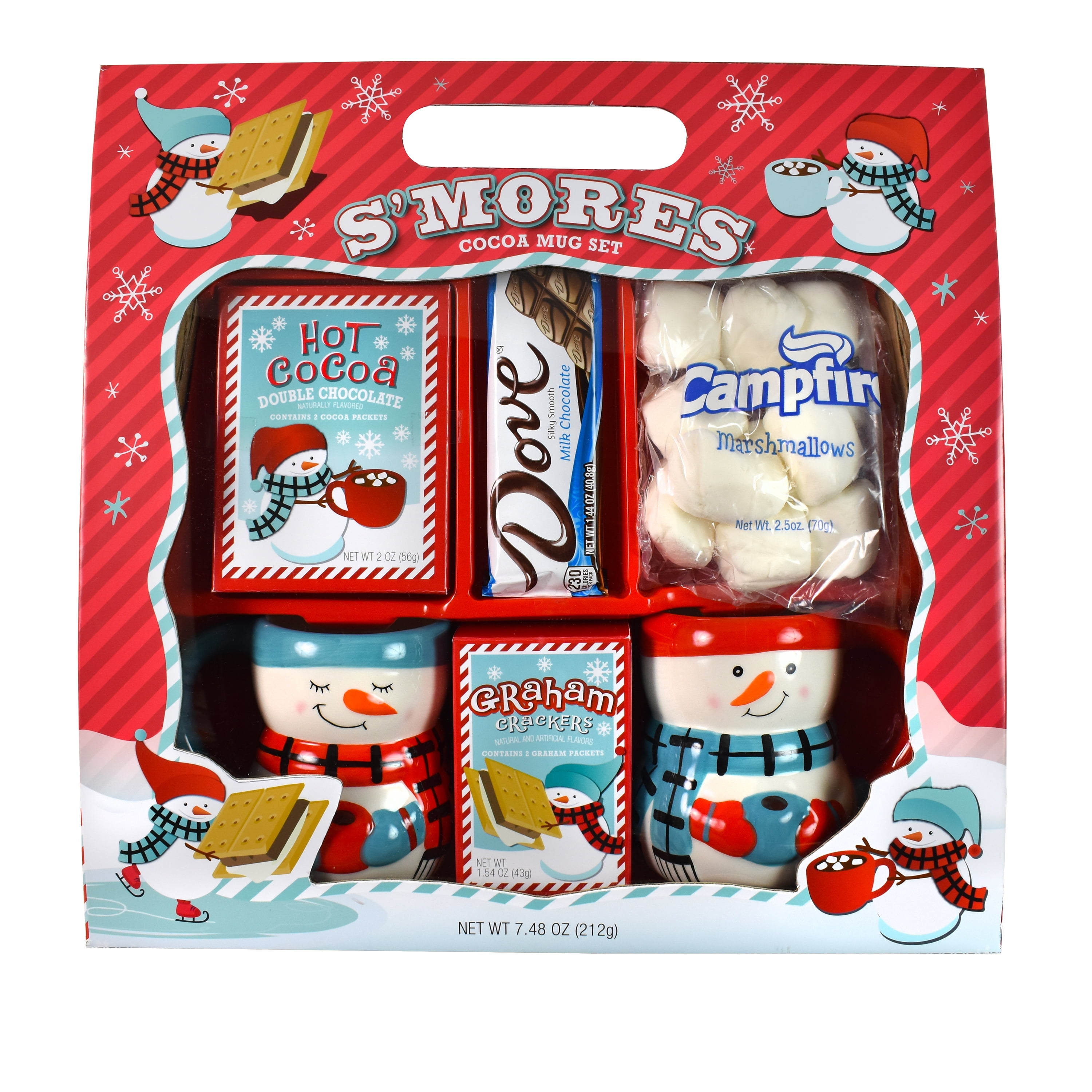 S'mores 2 Mug Christmas Boxed Gift Set, 7.4oz