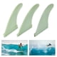 thumbnail image 4 of 3 aletas duraderas para una mayor estabilidad y seguimiento de la tabla de surf, adecuadas para tablas de surf Juego de quillas de tabla de surf de PVC beige, 4 of 8