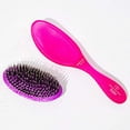 thumbnail image 5 of Olivia Garden OG Brush Styler, To Smooth and add Shine, All hair Types, removable cushion for easy cleaning, scalp hugging for scalp massage, gentle, for women, men and children, Pink, 5 of 6