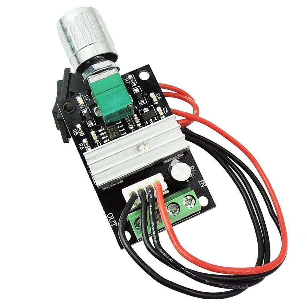 6V-28V 3A 80W PWM DC Motor Speed Controller CW CCW Reversible Switch 6V 12V 24V 