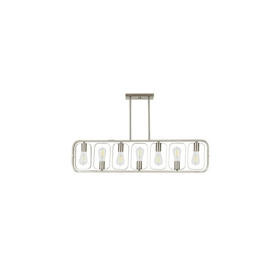 Yosemite Home Decor Ellipitical Collection 7 Light Island Light