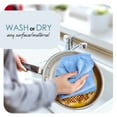thumbnail image 3 of Etienne Alair Super Soft Microfiber Cleaning Cloth, Blue Washcloths (12 x 12 Inches) 12 PCs, 3 of 7