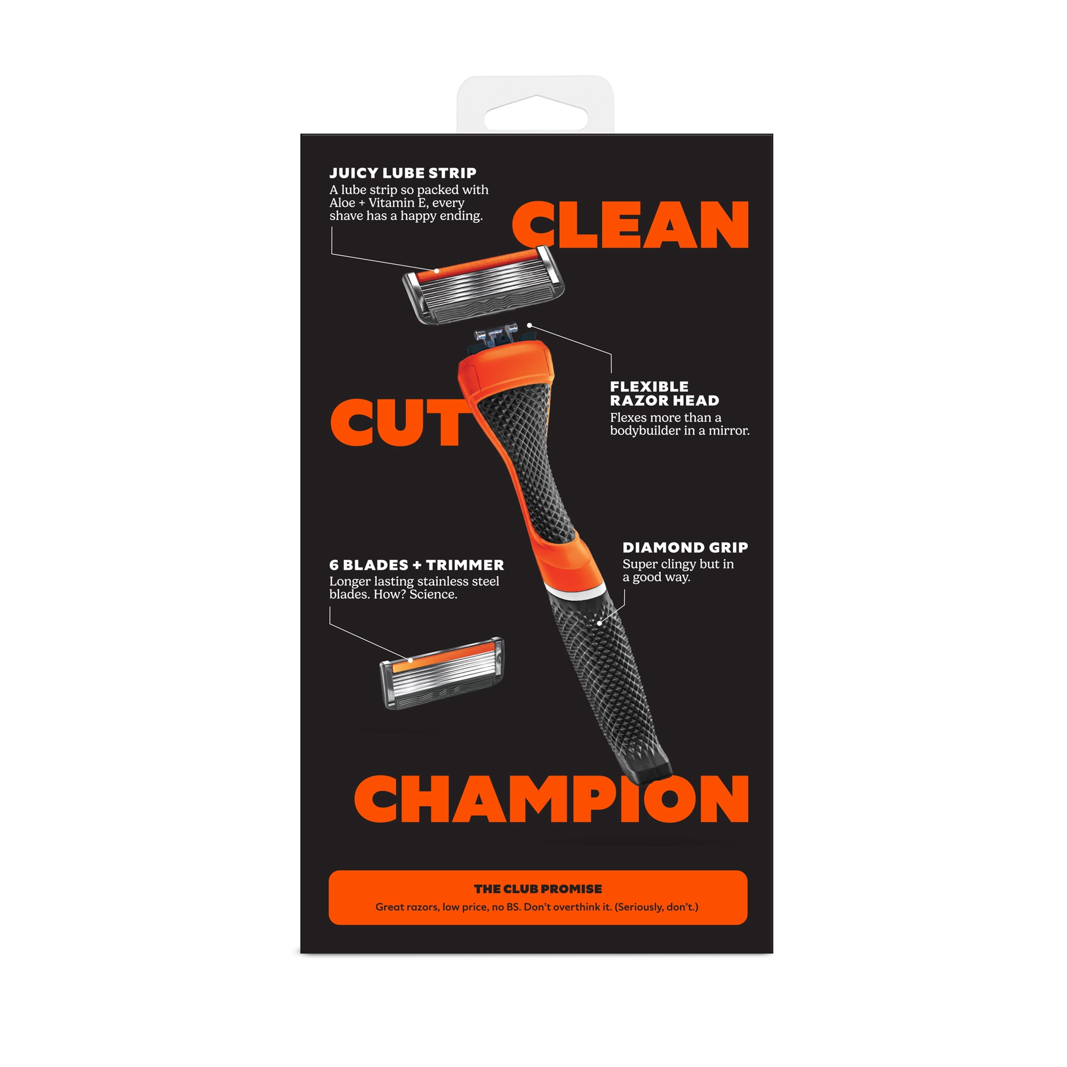 Dollar Shave Club Oklahoma State 6-Blade Razor Starter Set