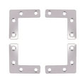 50mmx50mmx1mm L Shaped Flat Fixing Mending Repair Plates Brackets 30pcs