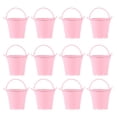 thumbnail image 3 of 4 Count Tin Bucket Simple Style Flower Pot Stylish, 3 of 8