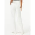 thumbnail image 5 of Scoop Women's Wide Leg Ribbed Crop Pants, 5 of 5