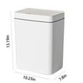 thumbnail image 3 of Gnmfd Touchless Sensor Trash Can 14L / 3.7 Gallon Kitchen Bin with Lid, Automatic Open Close Waste Container for Living Room Office Bathroom, Hands-Free Garbage Storage for Holiday Decor, 3 of 8