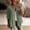 Green, variant on Women's Eyelet Embroidery Cardigan 3/4 Sleeve Cotton Linen Blend Button Down Loose Coat for Summer Spring & Fall