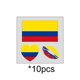 thumbnail image 2 of Uuiauoio 10 pcs Temporary Football Tattoo Stickers Set of 10 for Match Party Fan Celebration Face Body Art Decoration Sport Themed Supplies, 2 of 6