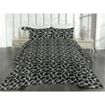 thumbnail image 2 of Ambesonne Stone Print Quilted Bedspread Set 3 Pcs, Boulder Coastal Pattern, Twin, Dark Grey and Dimgray, 2 of 4
