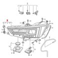 thumbnail image 2 of Phare avant Gauche Module DRL 8W0941773 pour A4 S4 2017-2019 LED Lumière de Jour Contrôle Uni, 2 of 4