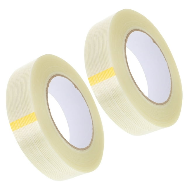 OUNONA Ruban en Fibre Renforcée Transparent pour Emballage et Réparation en Fibre de Verre Résistante aux Déchirures
