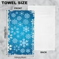 thumbnail image 2 of Blue Christmas Hand Towels for Bathroom Set of 2 Bath Hand Towels Soft Absorbent Decorative Hand Towel for Bathroom Kitchen Yoga Home Decor 14 x 28 in, 2 of 6