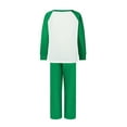 thumbnail image 4 of Gureui Family Matching Christmas Pajamas, Christmas Tree Print Long-Sleeved Round Neck Tops + Elastic Waist Trousers/Romper Sleepwear, 4 of 9