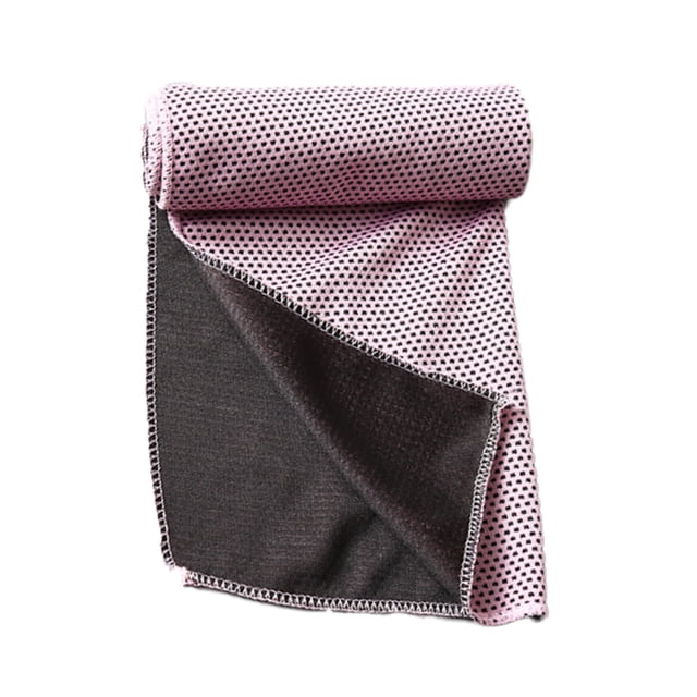 Yuarrent Toalla de hielo refrescante, transpirable, prevención de golpes de calor, toallas de secado rápido, deportes al aire libre, toallita Ropa Deportiva, Zapatos Rosa claro