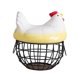 thumbnail image 5 of Cesta para huevos, cesta versátil para recoger huevos, adorno de escritorio, contenedor de verduras Amarillo Negro, 5 of 9