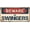 Beware of Swingers, variant on Beware of Tar Heel Any RV or Trailer in The Vanity License Plate with Decorative Car Tag, Aluminum, 12 x 6 Inch,