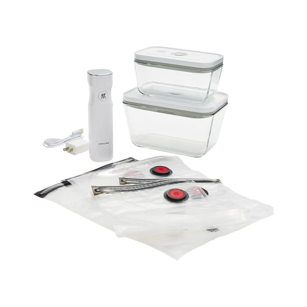 ZWILLING Fresh & Save Glass / M/L Vacuum Starter Set, 7 Piece