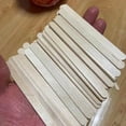 thumbnail image 2 of LABRIMP 400Pcs Khaki Wood Craft Sticks for Projects, Classroom Activities, Arts & Crafts Supplies, 2 of 8