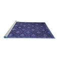 thumbnail image 2 of Ahgly Company Machine Washable Indoor Rectangle Persian Blue Traditional Area Rugs, 8' x 10', 2 of 4