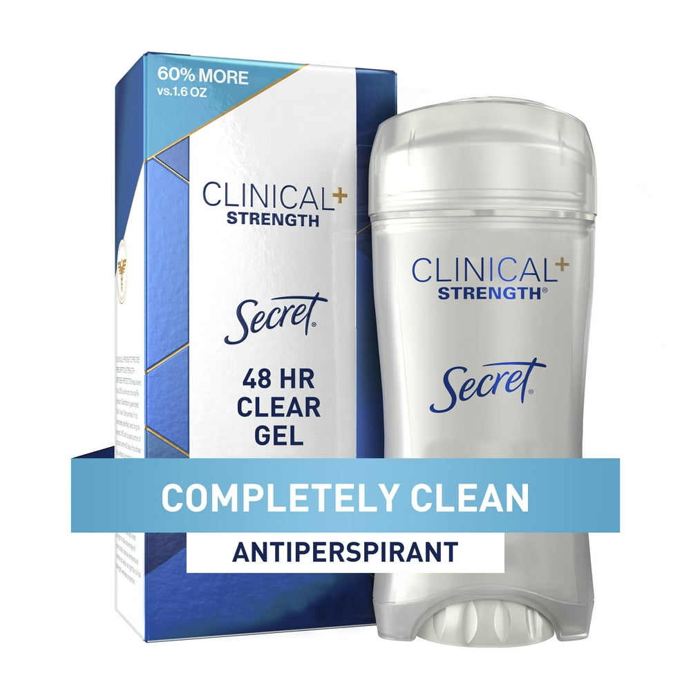 Secret Clinical Strength Clear Gel Antiperspirant and Deodorant