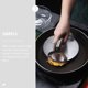 thumbnail image 3 of Prensa de hamburguesas redonda de acero inoxidable, herramienta para aplastar hamburguesas, utensilio de cocina de metal., 3 of 6