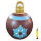 thumbnail image 1 of Navidad Bola De Navidad Inflable De Pvc De 24 Pulgadas Con Bomba Juguete Para Niños Decoración Del Árbol De Navidad Vacaciones Patio Al Aire Libre Decoraciones De Navidad Kearding HA046669-03, 1 of 6
