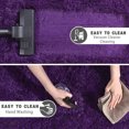 thumbnail image 5 of Socofuz Soft Fluffy Rugs for Bedroom, Anti-Skid Durable Rectangular Modern Carprt for Nursery Living Room Home Decor, 6x9ft, Grape Purple, 5 of 9