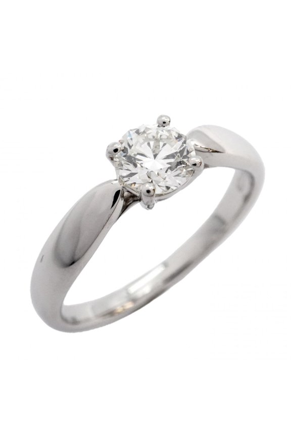 Pre-Owned Tiffany & Co. Harmony Ring, 1PD (One Diamond), Pt950 Platinum, 0.47ct Diamond, Size...