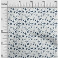 thumbnail image 1 of oneOone Velvet White Fabric Florals Dress Material Fabric Print Fabric By The Yard 58 Inch Wide, 1 of 5