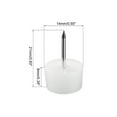 thumbnail image 2 of Furniture Feet Nail, Chair Table Leg Protector Pad 14mm Dia Plastic 40pcs, 2 of 4