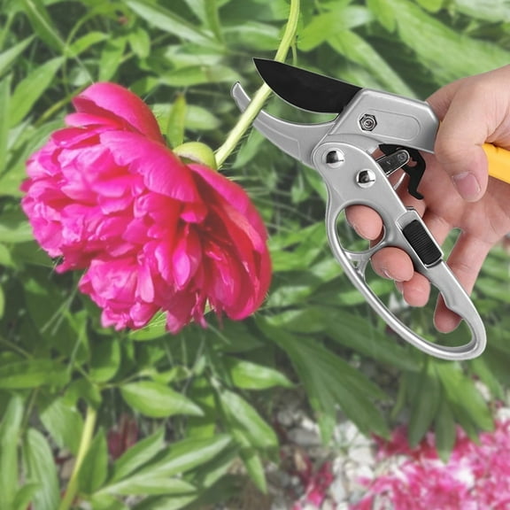 EECOO Garden Pruning Shears & Snips Hand Pruner Ratchet Scissors Branch Cutter Trimmer