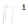 thumbnail image 1 of Mesita de noche,Mesa auxiliar de acrílico transparente,mesa auxiliar transparente de 2 niveles,Figura de escritorio,Estatua de caballero,arte,artesanía,coleccionable,escritorio,oficina,Figura, 1 of 8