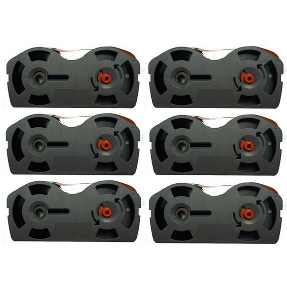 PrinterDash Compatible Replacement for Unisys 01-8616-607 Black Typewriter Correctable Ribbons (6/PK) - Replacement to 8R920