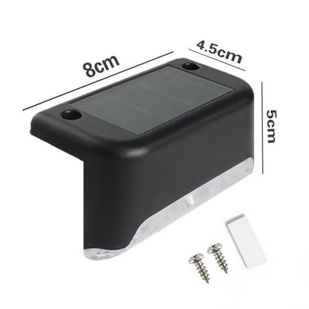 

BUYISI Solar Step Lights 5 Pack Stair Lights Outdoor Waterproof Step Light For Outside