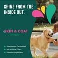 thumbnail image 5 of Happy Go Healthy Skin & Coat Supplements for Dogs | Probiotic & Prebiotic Benefits with Wild Salmon Omega 3s to Help Your Dog Shine from The Inside Out | All Breeds, Ages and Sizes | 60 Count, 5 of 7