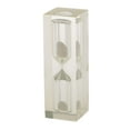 thumbnail image 1 of GUOOL Acrylic Clear 3 Minute Hourglass Hourglass Kitchen Hourglass Timer Gift Colorful White, 1 of 8
