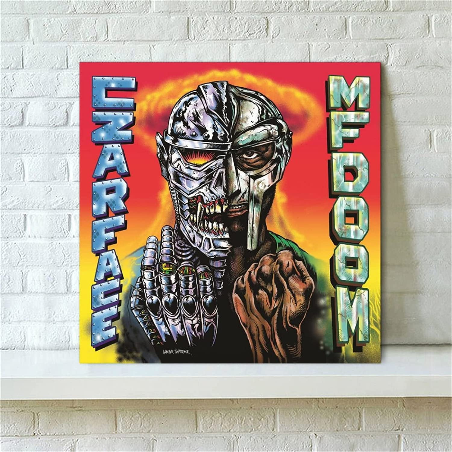 Czarface Meets Metal Face Art Music Album Poster Decorative Painting Canvas  Wall Art Living Room Posters Bedroom Painting 12X12Inch(30X30Cm) -  Walmart.Com