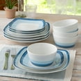 thumbnail image 2 of Noritake Colorscapes Layers Sky 12-Piece Square Dinnerware Set, Service for 4, 2 of 7