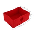 thumbnail image 2 of BEADCEST 2Ud Caja De Tela Roja Para Dulces Como De Escritorio En Eventos Y Reuniones, 2 of 6