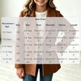 thumbnail image 3 of BXJX Girls Peacoats, Lapel Collar Double Reasted Casual Long Sleeve Kids Mid-length Outerwear Brown Size 11-12 T, 3 of 8