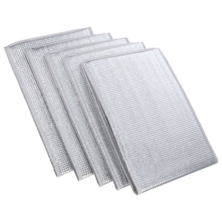 5 Pcs Flower Pot Sun Protection Cover Outdoor Plant Pots Indoor Blinds Silver