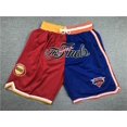 thumbnail image 1 of Shorts de Basketball avec Broderie, Culottes Rétro Brodées, Shorts à Poche Zippée - WEVALLEY, 1 of 2