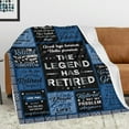 thumbnail image 6 of Retirement Gifts for Men 2024, Retirement Blanket Gifts for Men, Best Retirement Gifts Ideas, Coworker Leaving Gift Retired Throw Blankets 50"X60", 6 of 6