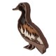 thumbnail image 5 of Adorno artesanal de madera, estatua de Animal grabada en 3D, estatuilla tallada en madera para decoración de escritorio del hogar, pato salvaje, 5 of 5